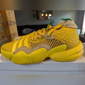 Adidas Yellow Knit Athletic Sneakers Trae Young 2